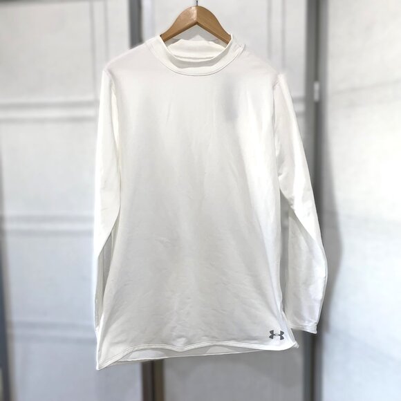 Under Armour Other - NWT - Under Armor Men's Fitted ColdGear White Long Sleeve Mock
